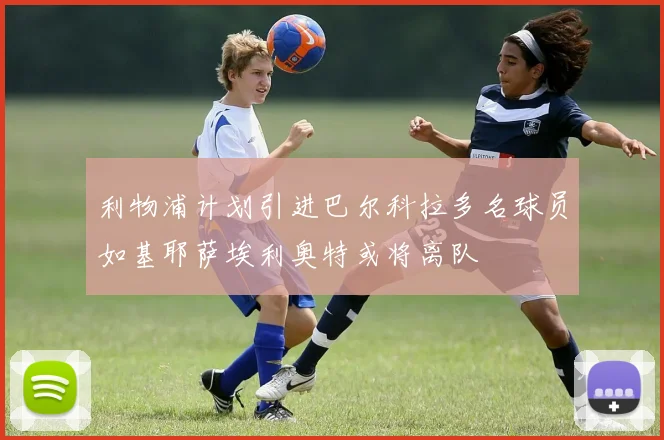 利物浦计划引进巴尔科拉多名球员如基耶萨埃利奥特或将离队
